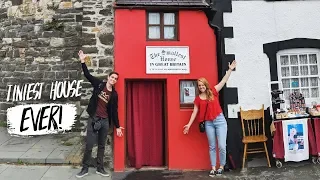 The SMALLEST HOUSE IN BRITAIN! + Exploring Conwy Castle 🏰😍 (Conwy, Wales)