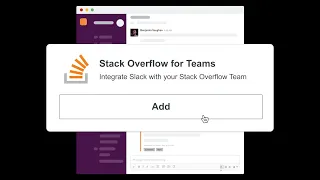 Stack Overflow for Teams + Slack integration