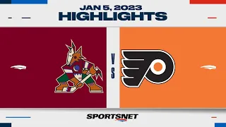 NHL Highlights | Coyotes vs. Flyers - January 5, 2023