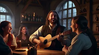 Focus Flow Sound: "Relaxing Medieval Music with Bard and Tavern Ambience, for Relaxing or Sleep🍻🎶"