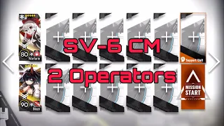 Arknights SV-6 CM 2 Operators Blaze x Warfarin
