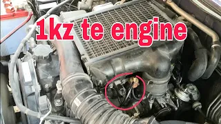1kz diesel engine sensor pype setting, Toyota 1kz te diesel pump