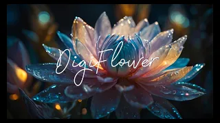 Iridescent  Flowers  - Ai Art