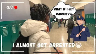 SNEAKING INTO MY OLD HIGH SCHOOL | (*ALMOST GOT ARRESTED*)👮🏻‍♂️😭