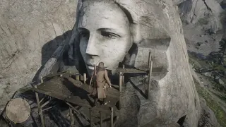 Face in cliff with sad story when YOU find it. Rdr2 Location