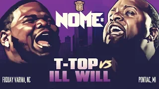 T-TOP VS ILL WILL SMACK RAP BATTLE | URLTV