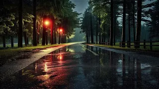 The sound of rain on the street puts you to sleep - The sound of rain for 8 hours defeats insomnia