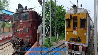 #train, COLOURFULL EMU &.         WAG -5HA CONTAINER