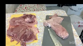 Куриный рулет, диетический!!!🐓🍗Готовим со мной!❤️👌