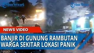 VIRAL Detik-detik Banjir di Gunung Rambutan, Warga Panik Berusaha Menyelamatkan Diri