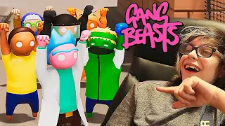 THIAGO JUEGA GANG BEAST CON AMIGOS !!