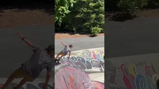 Hitting The Bowl with a Surfskate barefoot