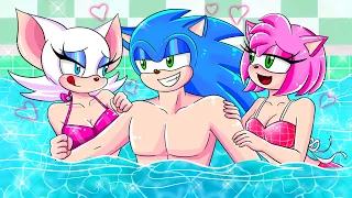 Who is The Best Girlfriend ? - Amy & Rouge | Very Sad Story | Sonic The Hedgehog 2 Animation