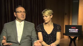 House of Cards - Kevin Spacey, Robin Wright and Michael Kelly interview