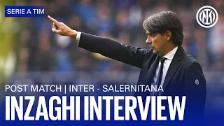 INTER 2-0 SALERNITANA | SIMONE INZAGHI INTERVIEW 🎙️⚫🔵