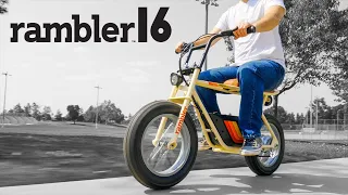 Razor presents: The all new Rambler 16 electric cruiser