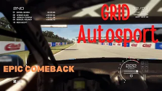 GRID AUTOSPORT GAMEPLAY PC -EPIC COMEBACK 1st PLACE- (NO COMMENTARY)