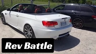 BMW M3 vs e63 AMG S Renntech Stage 2 Rev Battle