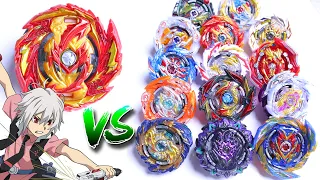 WORLD SPRIGGAN PROTOTYPE vs ALL SUPER KING BEYS | Beyblade Burst Super King ベイブレードバーストスーパーキング