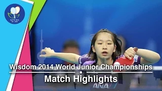 2014 Junior Worlds Highlights: Wang Crystal (USA) Vs Maeda Miyu (JPN)