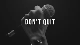 "Don't Quit" - Motivational Beat | New Trap Rap Hip Hop Instrumental 2023 | KM Beats #Instrumentals