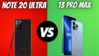 Samsung Note 20 Ultra Vs iPhone 13 Pro Max  | Which One is Best | Speed Test | Pubg Test Camera Test