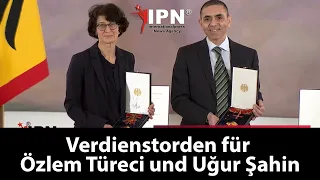 Verdienstorden an Özlem Türeci und Uğur Şahin