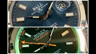 Ball VS Rolex ( Ball cut price alternative )