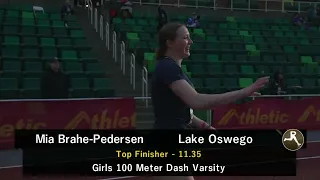 Mia Brahe-Pedersen Breaks High School 100 Yard Record