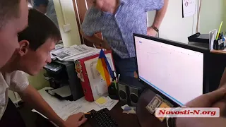 Видео "Новости-N": Национальный корпус в транспортном отделе горсовета