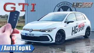 VW Golf GTI MK8 *MODIFIED* REVIEW on AUTOBAHN [NO SPEED LIMIT] by AutoTopNL
