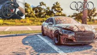 Rebuilding a AUDI S5 SportBack (B9) | Need for Speed HEAT | LOGITECH G29 Gameplay.