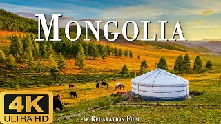 MONGOLIA 4K ULTRA HD (60fps) - Scenic Relaxation Film with Cinematic Music - 4K Relaxation Film