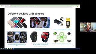 Data collection with wearables, apps and sensors