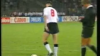 England v Germany penalties 1990 World Cup semi-final