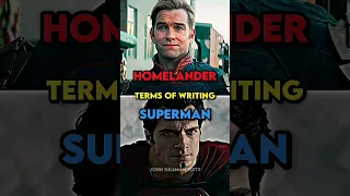 Homelander vs Superman (Terms of writing)#shorts #dc #theboys #marvel