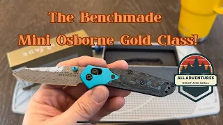 Unboxing the Benchmade Mini Osborne 945-221 Gold Class!