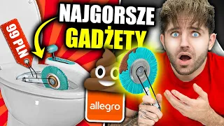 Testuje NAJGORSZE GADŻETY z internetu! *szczotka do...*