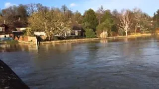 River bursting its banks