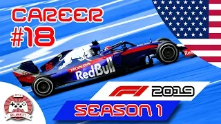 F1 2019 100% Career Ep.18 - USA Grand Prix (F1 2018 MOD)