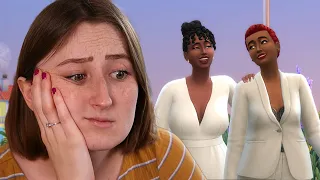 trying (and failing) to give my sims their dream wedding