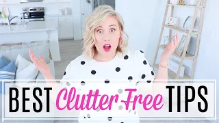 EASIEST WAY TO LIVE CLUTTER FREE-TOP TIPS FOR A CLUTTER FREE LIFE| Minimalism