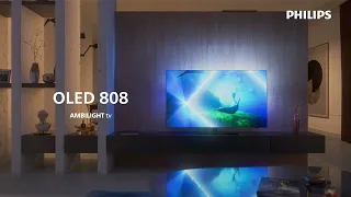 Philips OLED808 : TV OLED 4K avec Ambilight (gamme 2023) - Cobra.fr