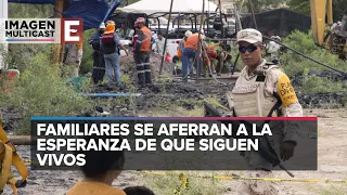 Desesperada búsqueda de 10 mineros atrapados en pozo de Sabinas, Coahuila