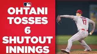 Shohei Ohtani tosses 6 shutout innings! (Then stays in the game as an outfielder!)