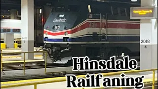 Metra railfanning at Hinsdale 2/29/24