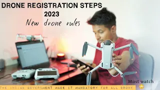 DRONE REGISTRATION 2023 INDIA | How to register drone on DIGITAL SKY to get UIN license #djimini3pro