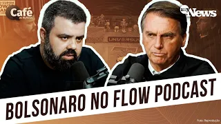 Bolsonaro dá entrevista ao Flow Podcast com informações que não estão corretas | Lula e Anitta