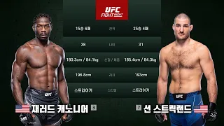 [UFC] 재러드 캐노니어 vs 션 스트릭랜드