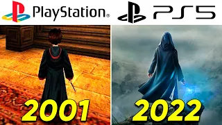 Evolution of HARRY POTTER PlayStation Games (2001-2022)